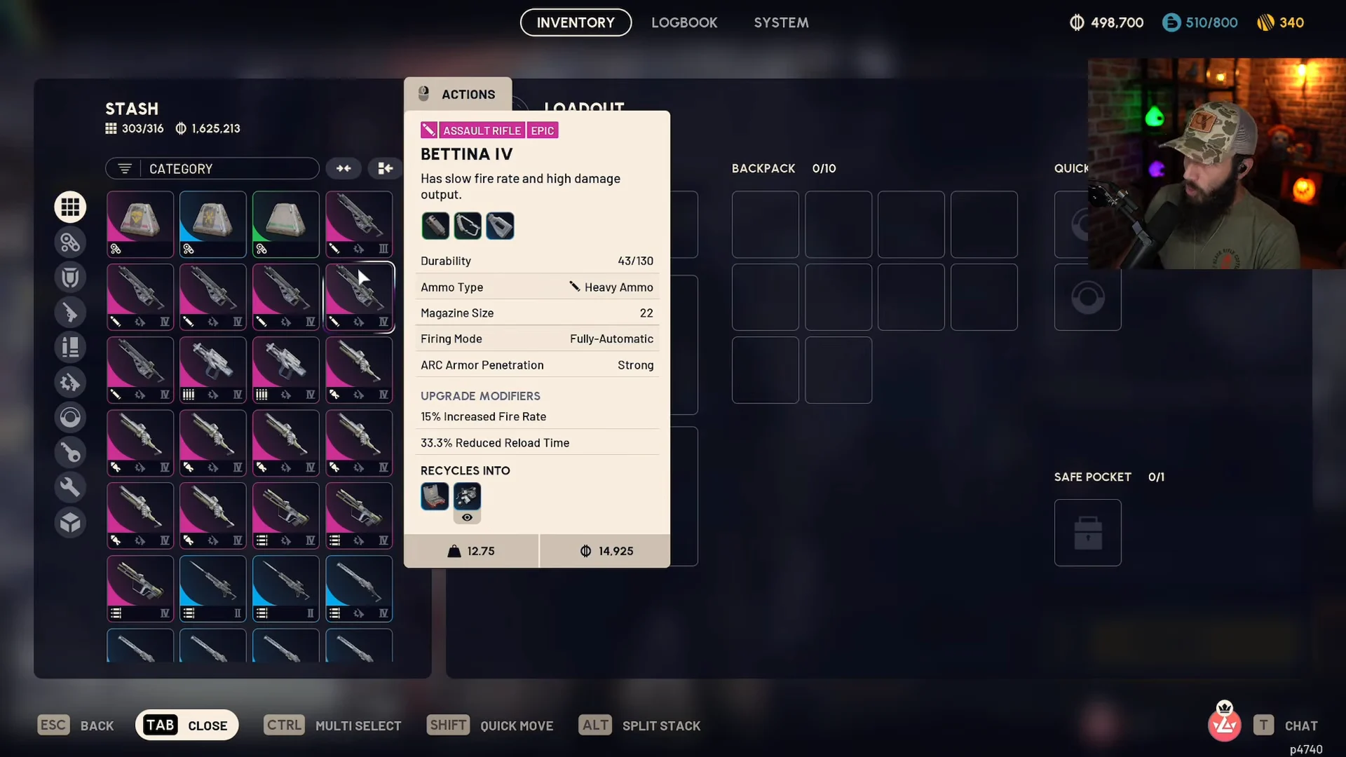 Speranza Armory and Crafting