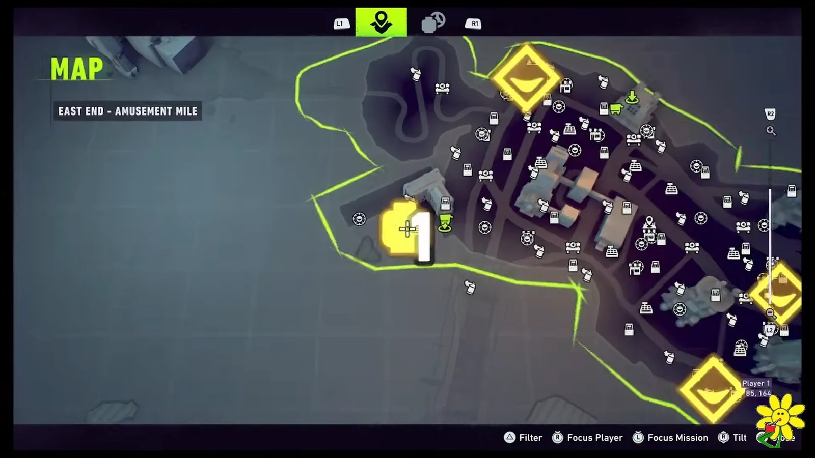 Locating Extraction Point on Map