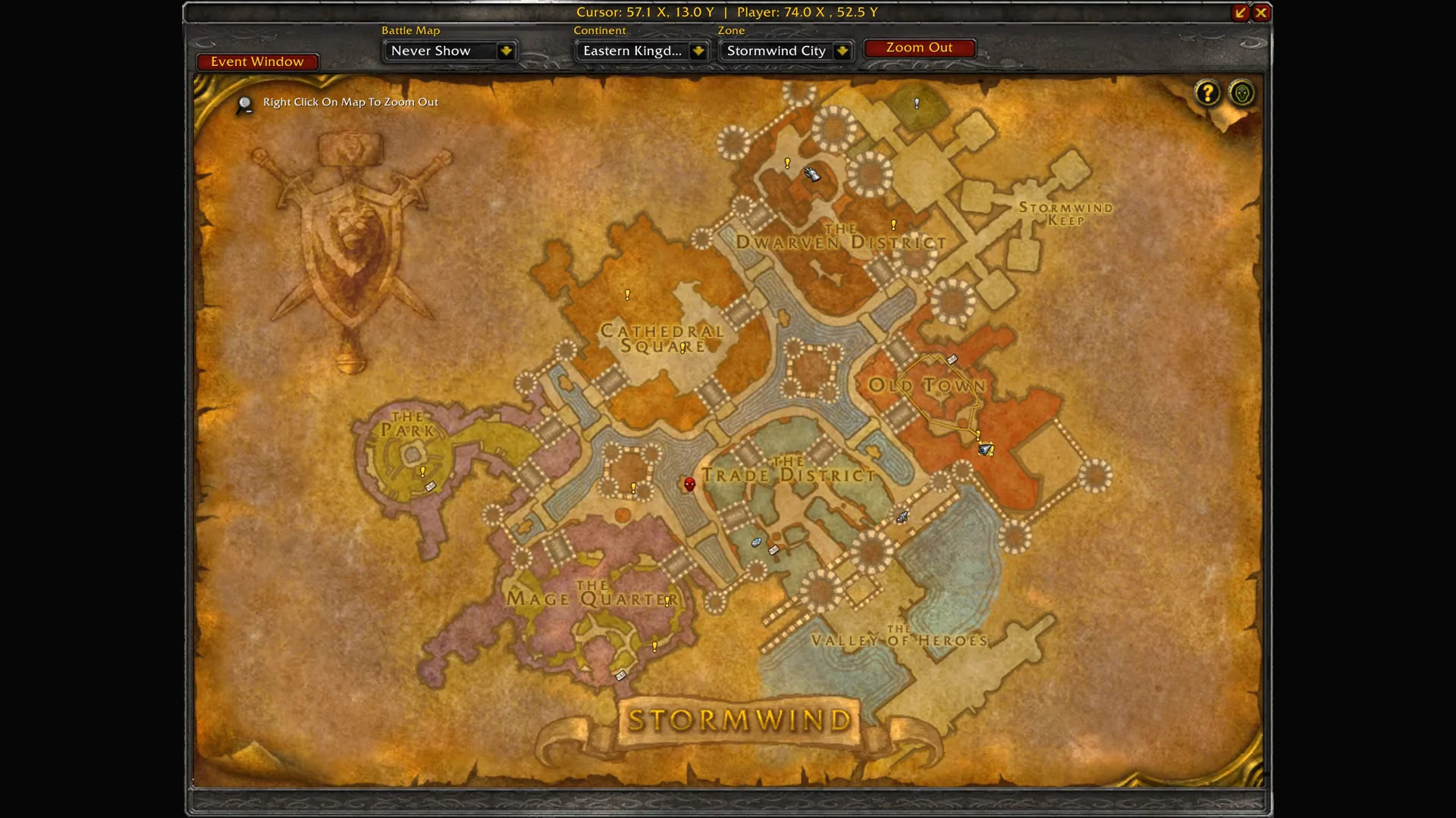 Viewing the Map
