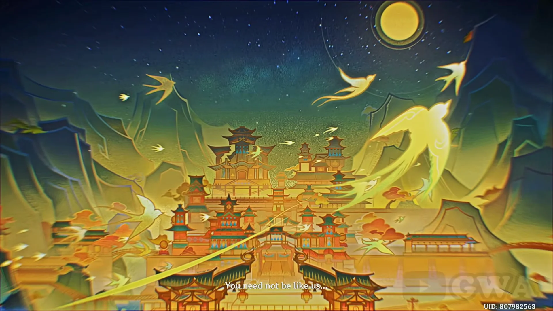 Golden Swallows over Liyue