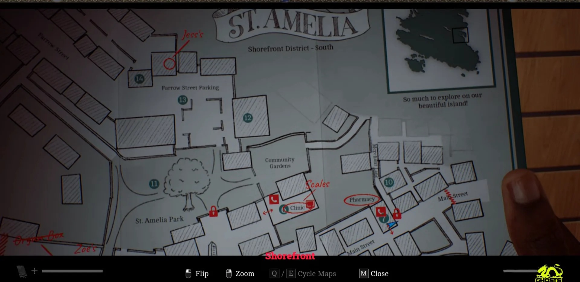Map Location: Pharmacy