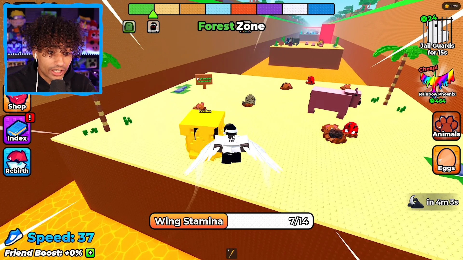 Stealing Golden Lava Cow Egg