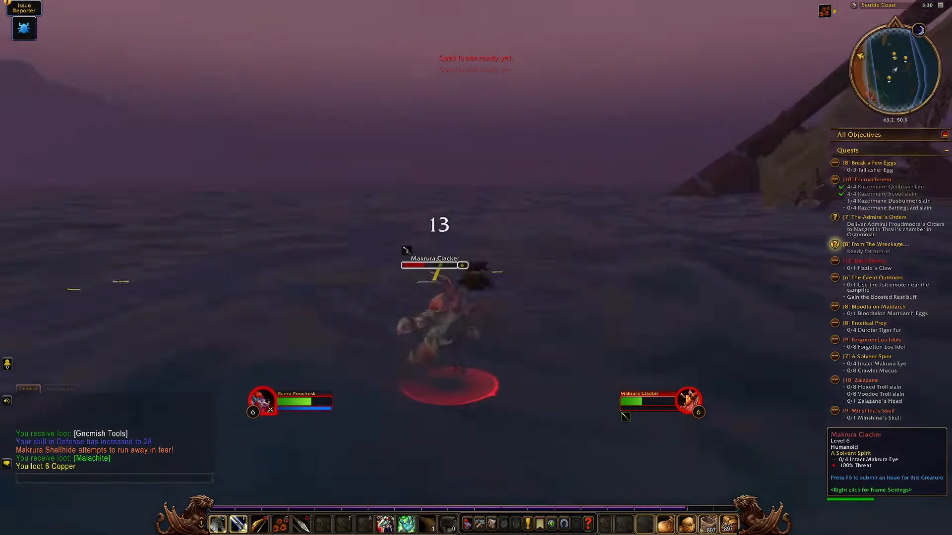 Targeting Makrura Clacker & Drop Rate Tip