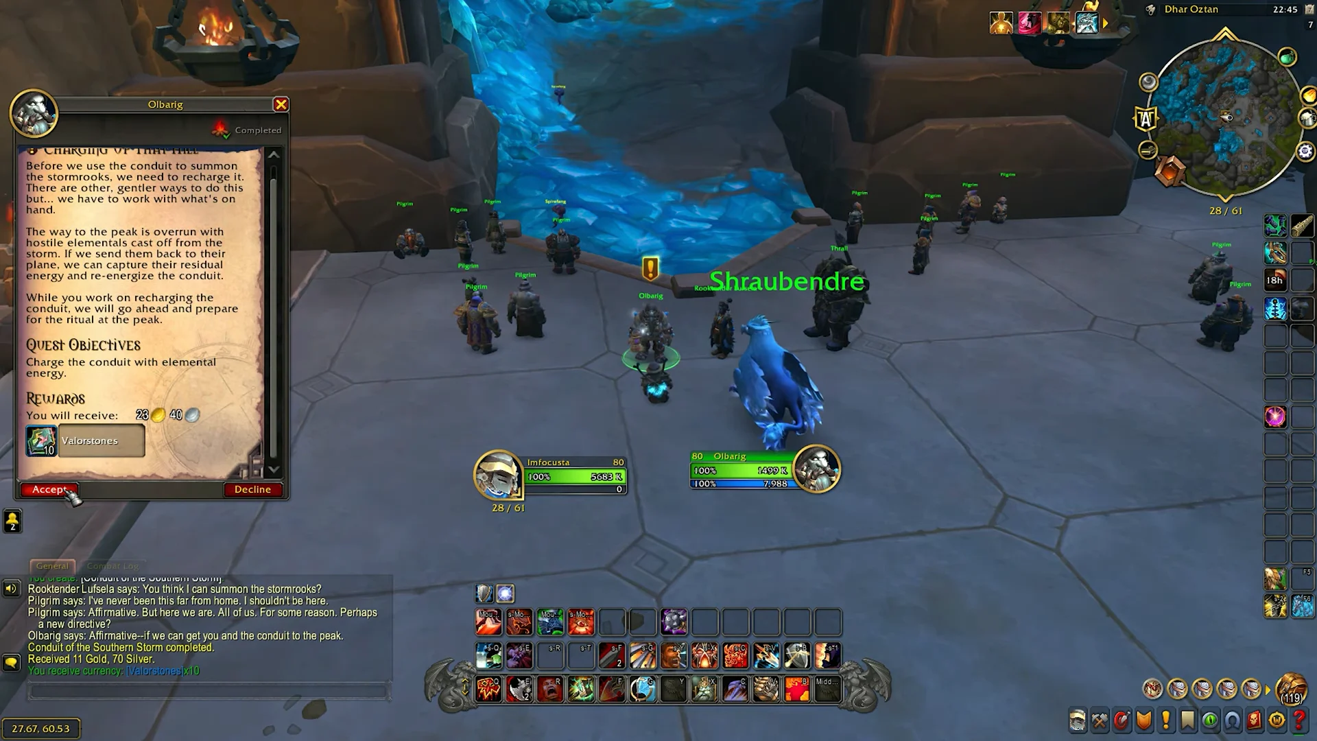 Turning in Conduit Quest