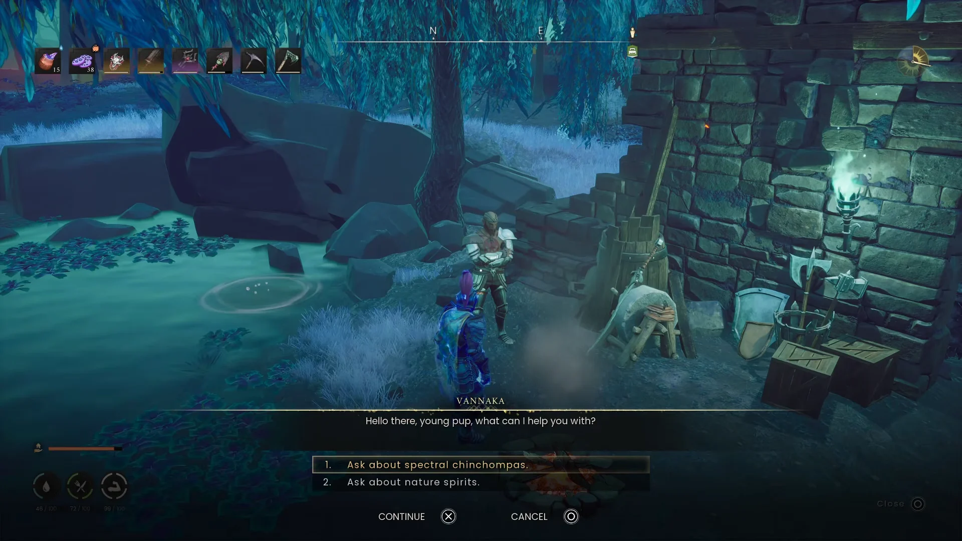 Unlocking Mounts with Vannaka