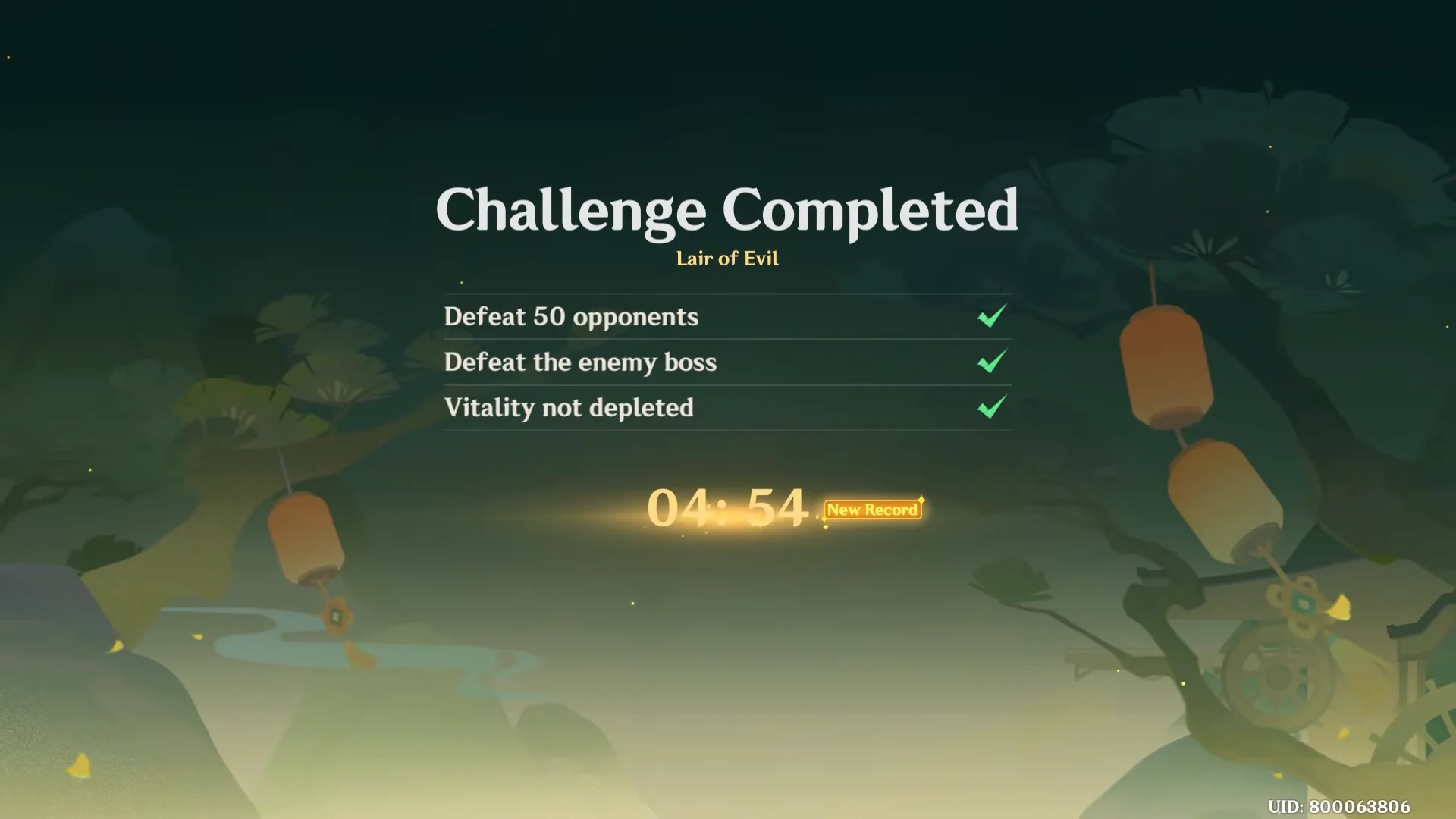 Lair of Evil Completion