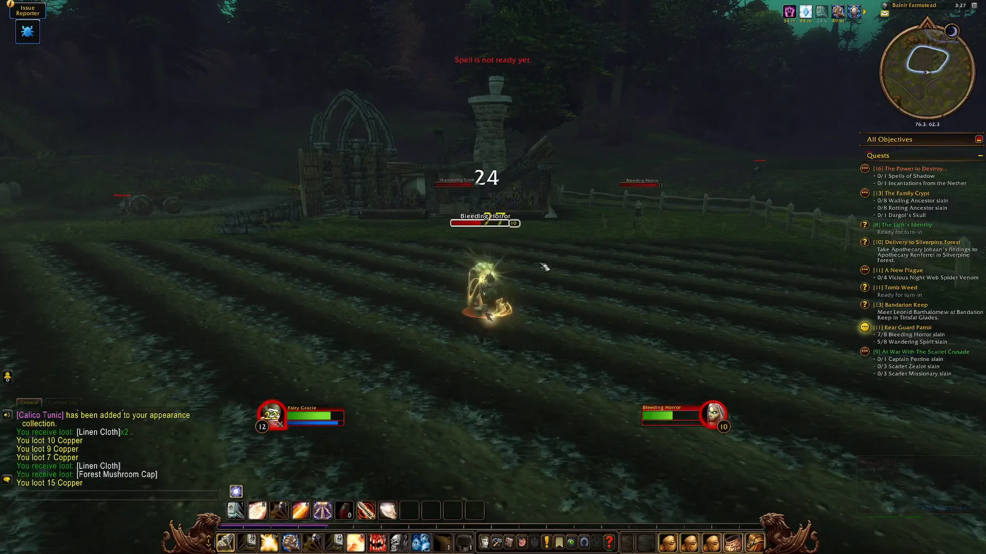 Defeating Wandering Spirits