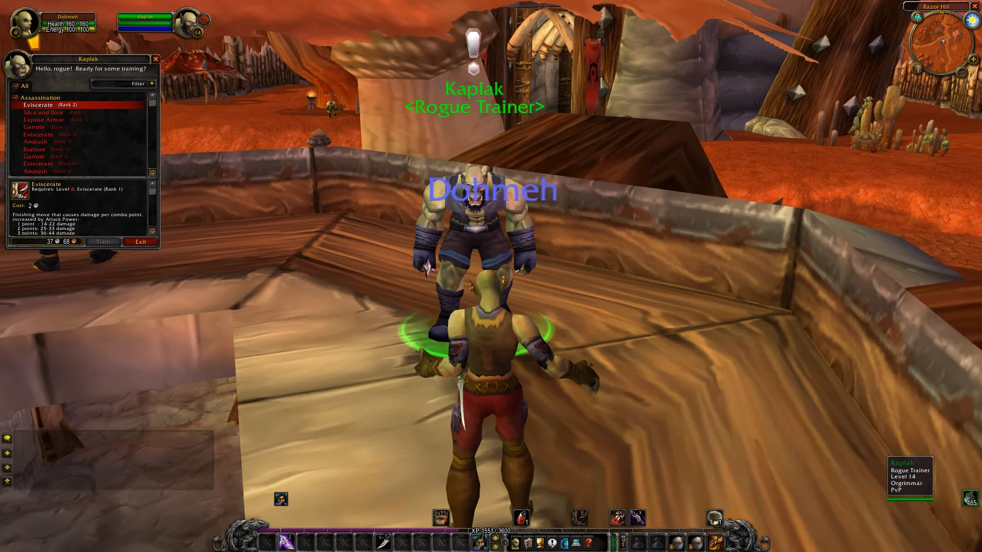 Talking to Rogue Trainer