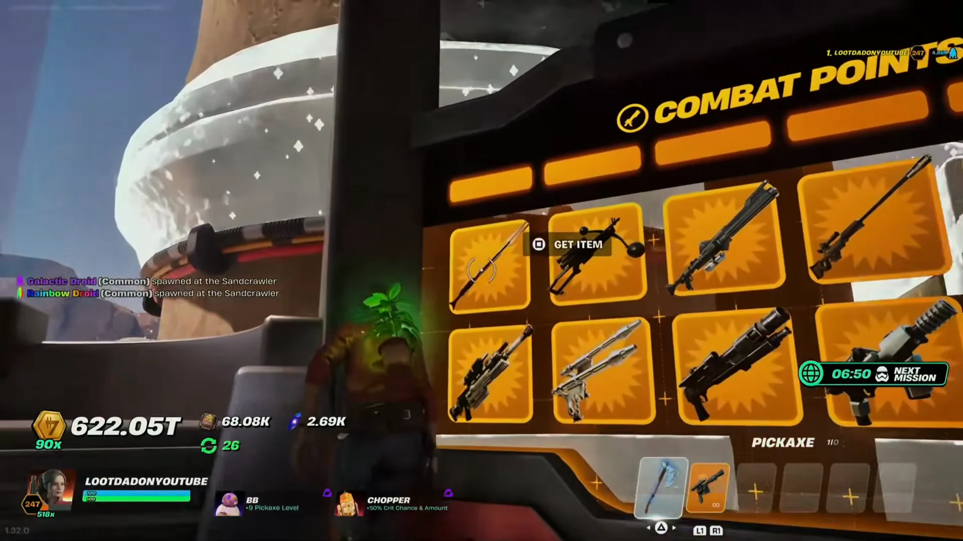 Equipping the Amban Sniper Rifle