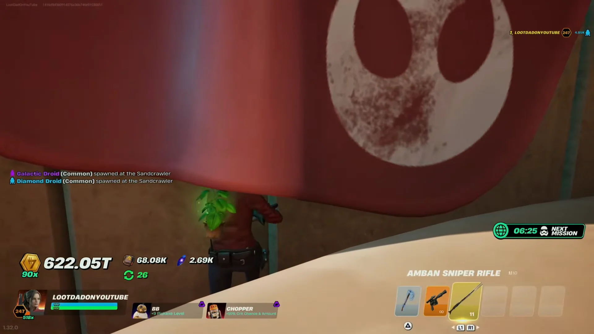 Executing the Wall Breach Glitch