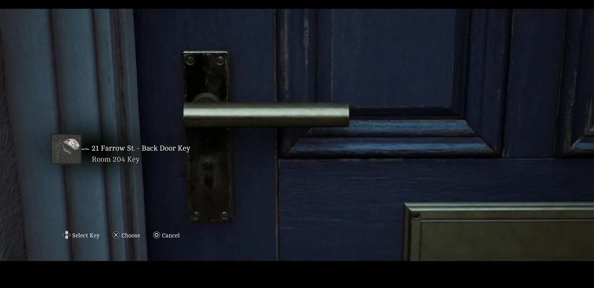 Unlocking back door