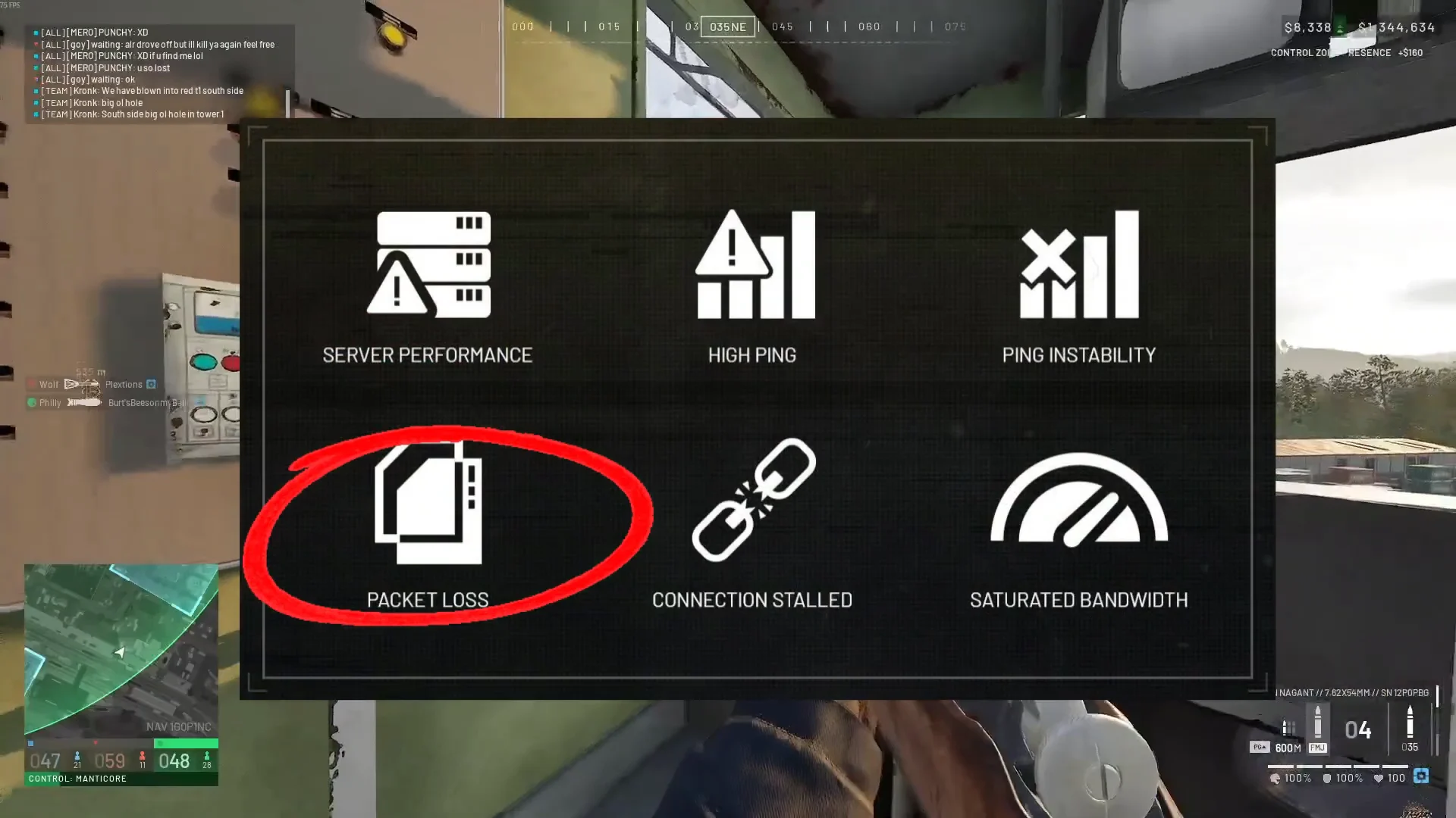 Packet Loss Icon