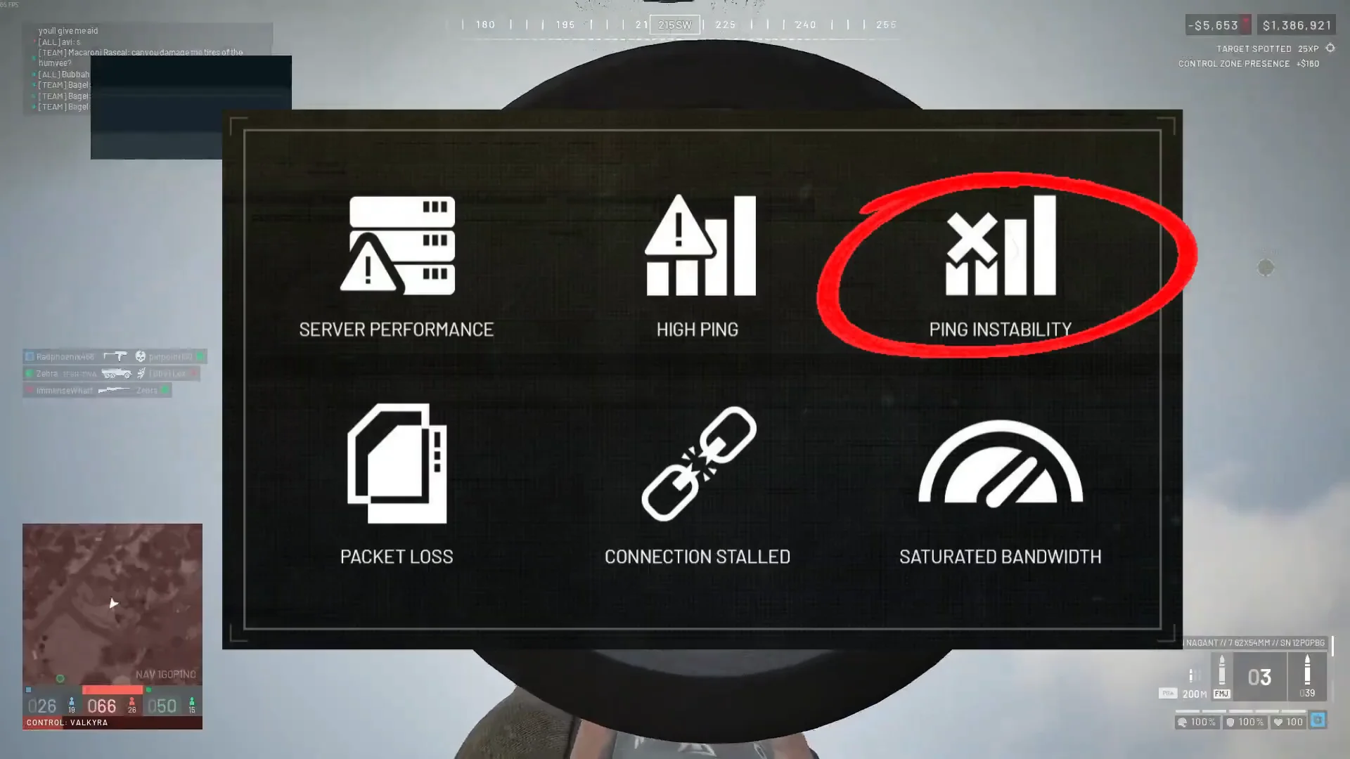 Ping Instability Icon