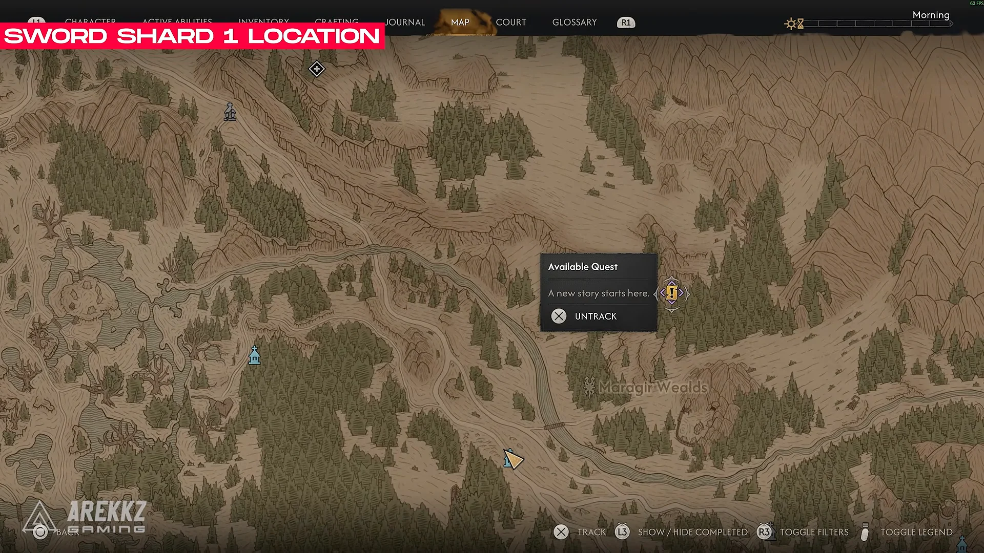 Sword Shard 1 Location