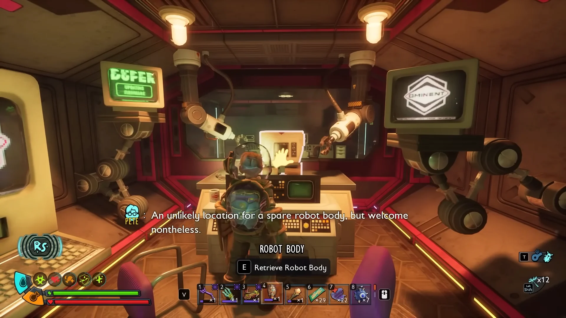 Draining Corridor & Retrieving BURG.L Body