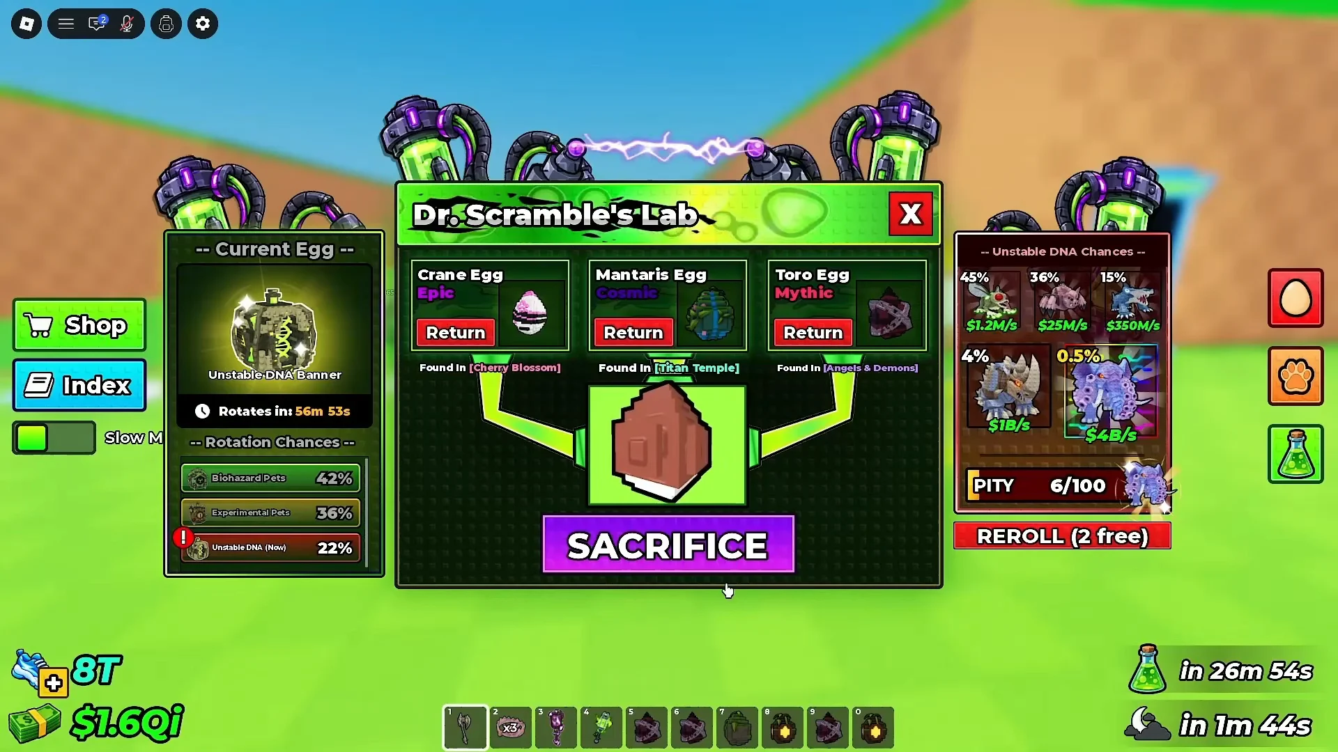 Second Batch Grinding & Sacrifices