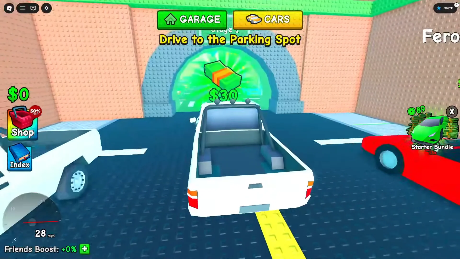 First Drive to Parking Spot