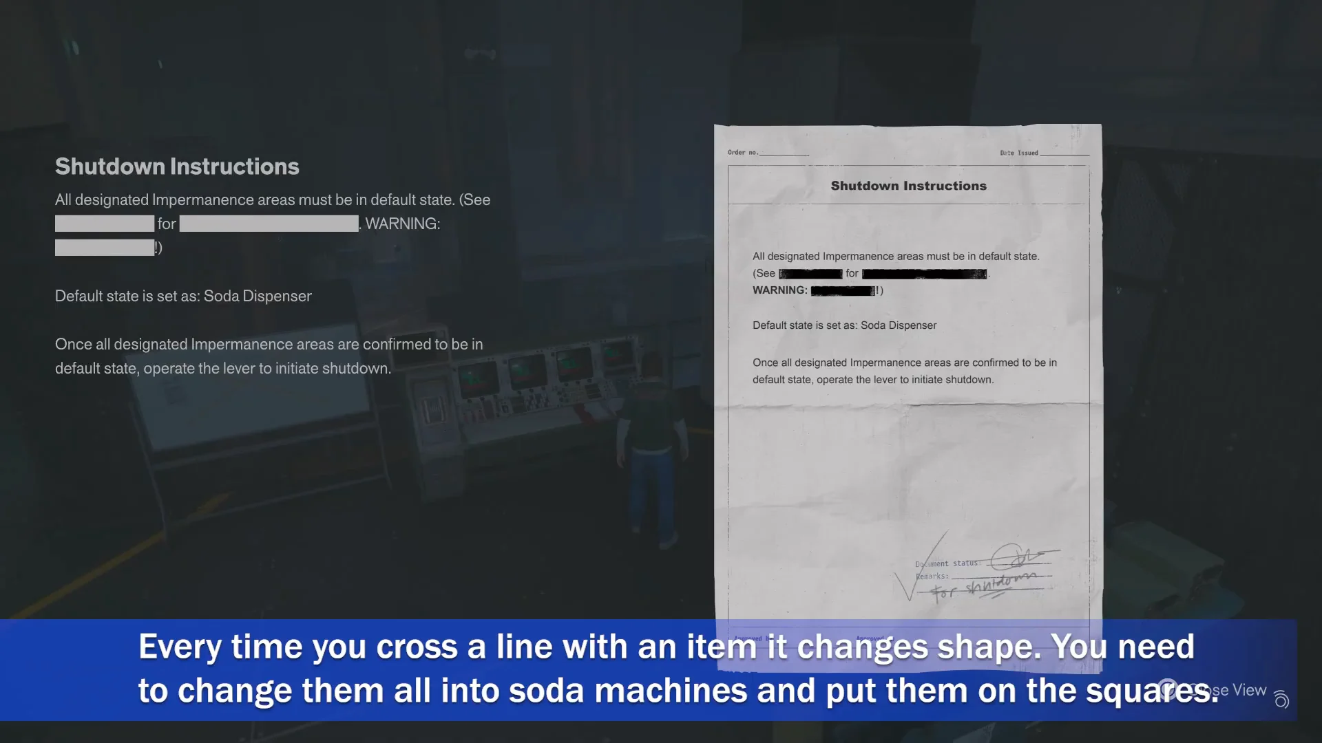 Reviewing Shutdown Instructions