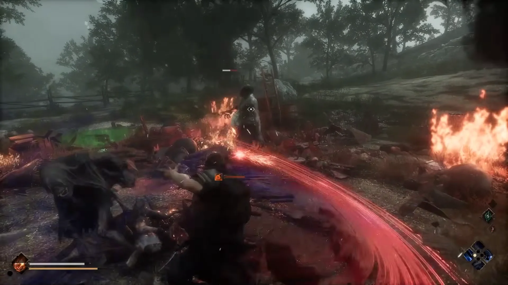 Burning Woods Combat