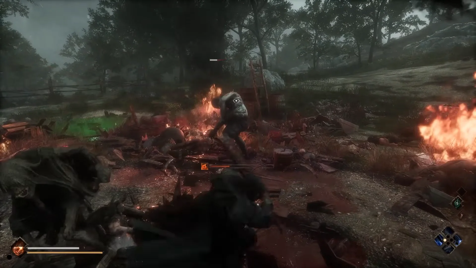 Burning Battlefield Combat