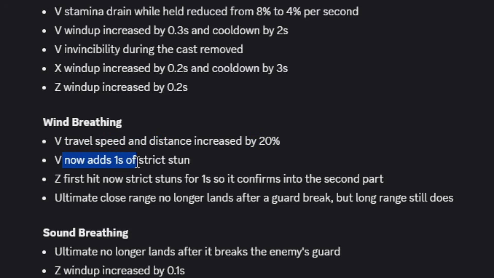 Patch Notes: Breathing Styles Part 2