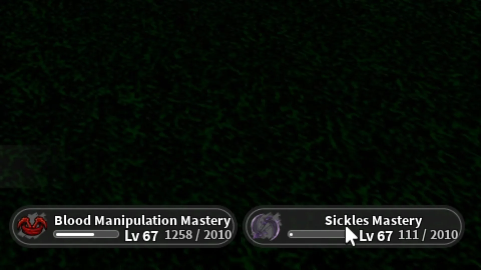 Character Selection and Mastery Status