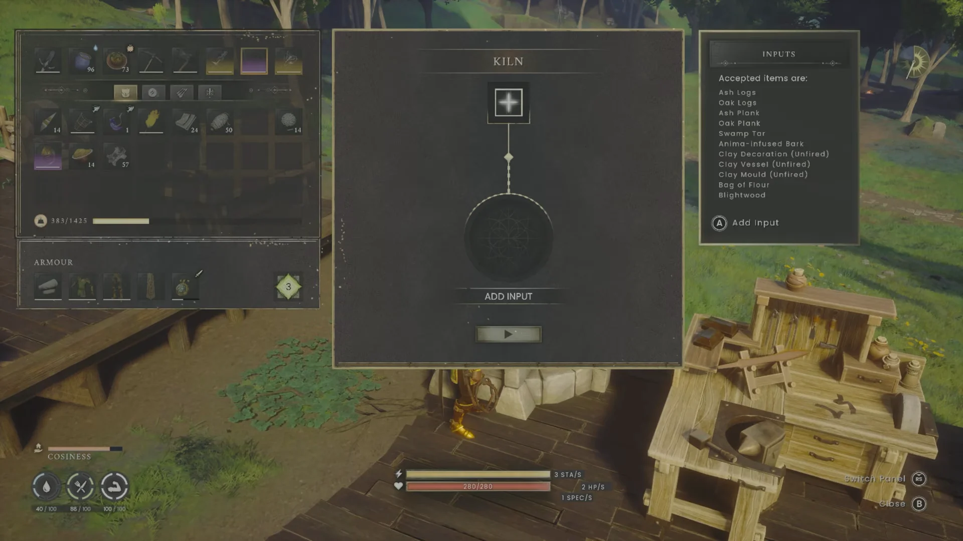 Kiln Station Requirements