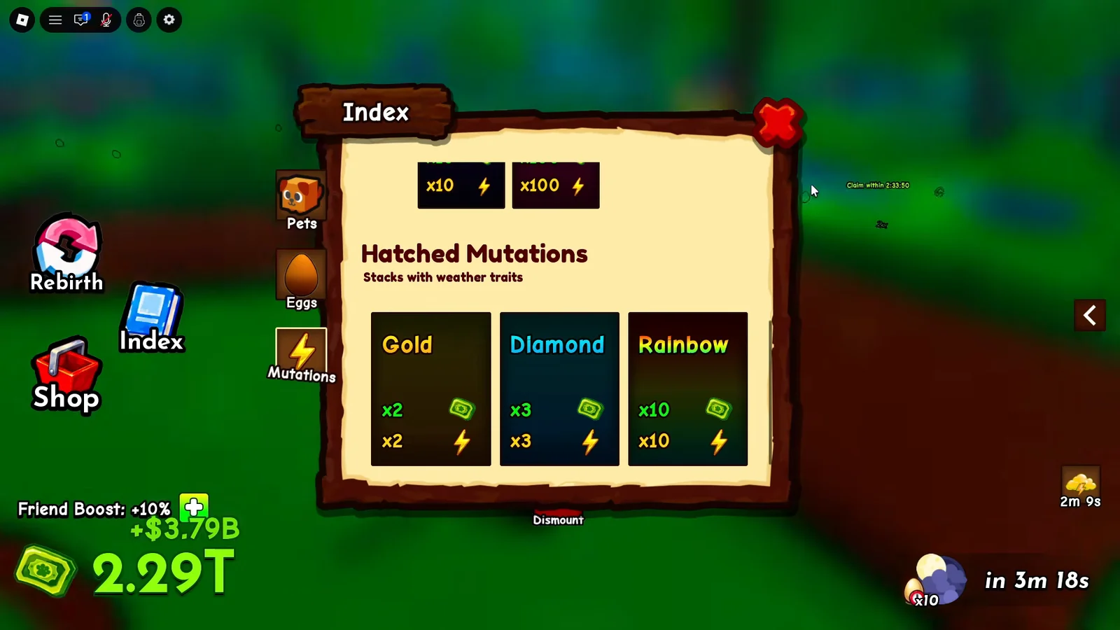Hatched Mutations Index