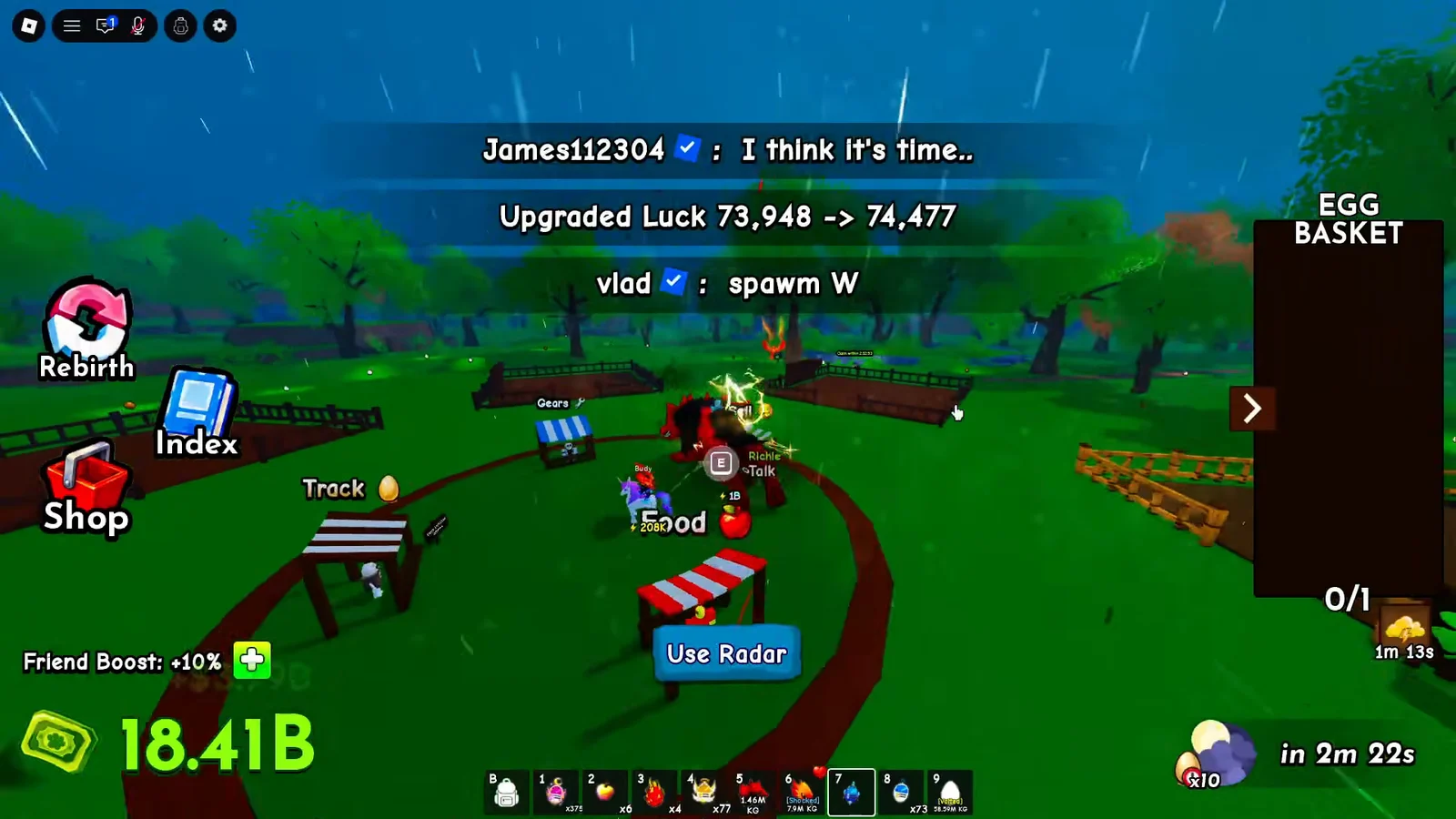 Weather trait stacking