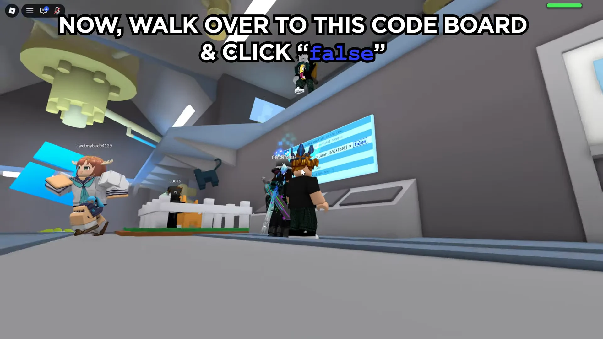 Changing Code from False to True