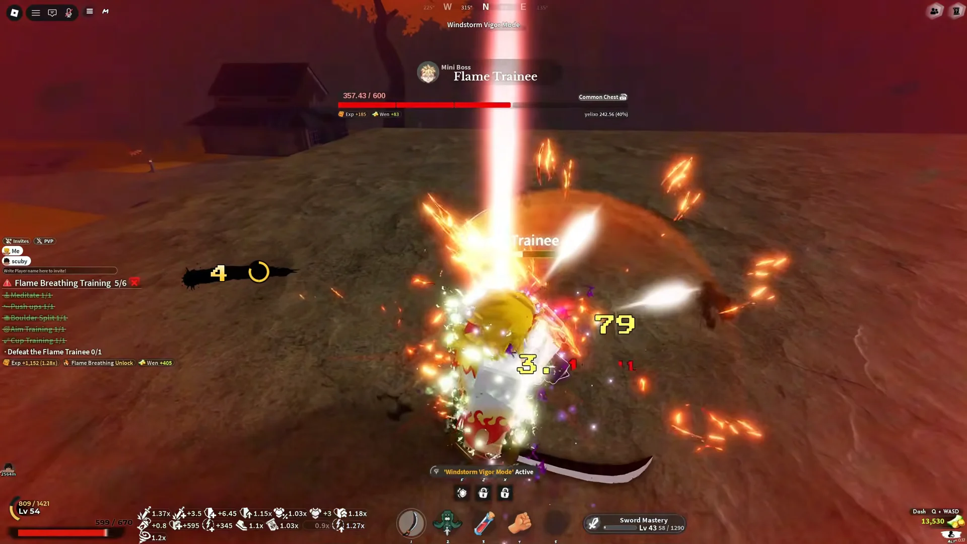 Fighting Flame Trainee