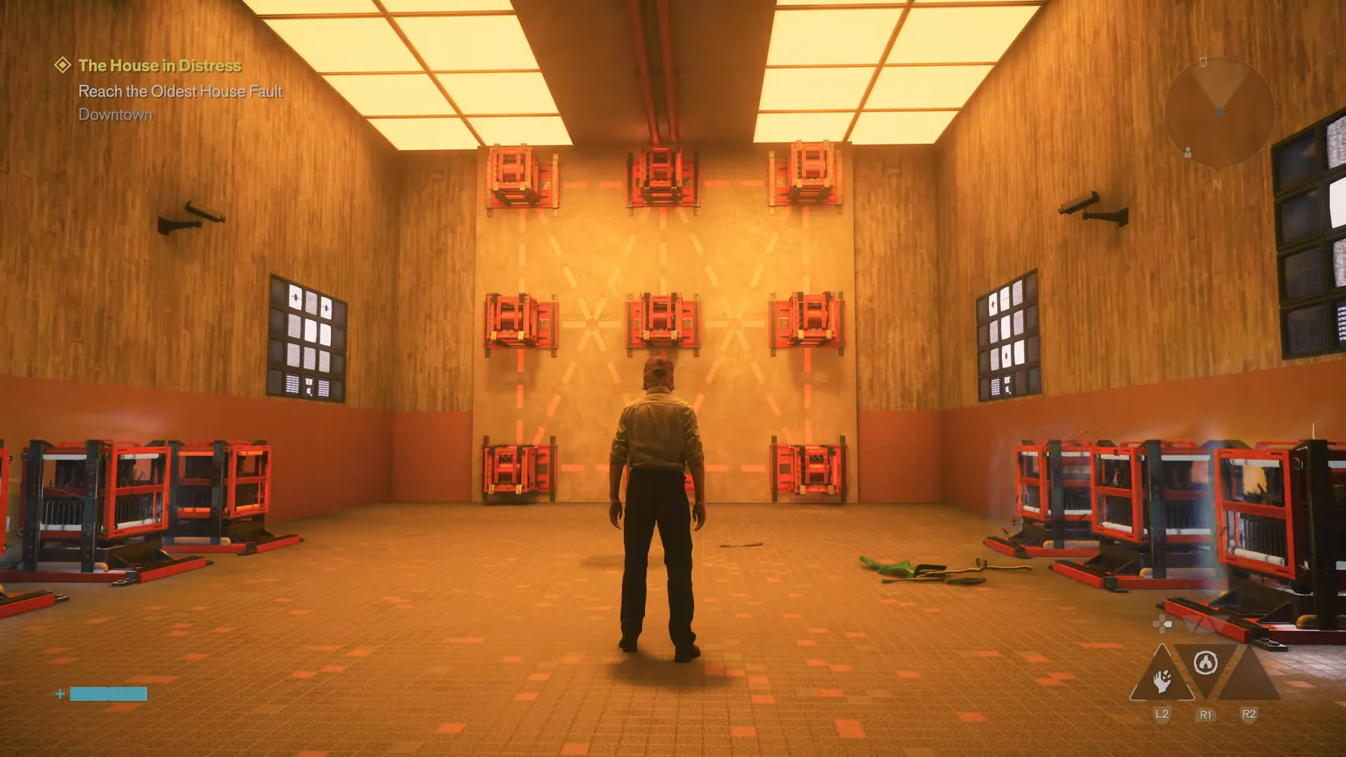 Entering puzzle chamber