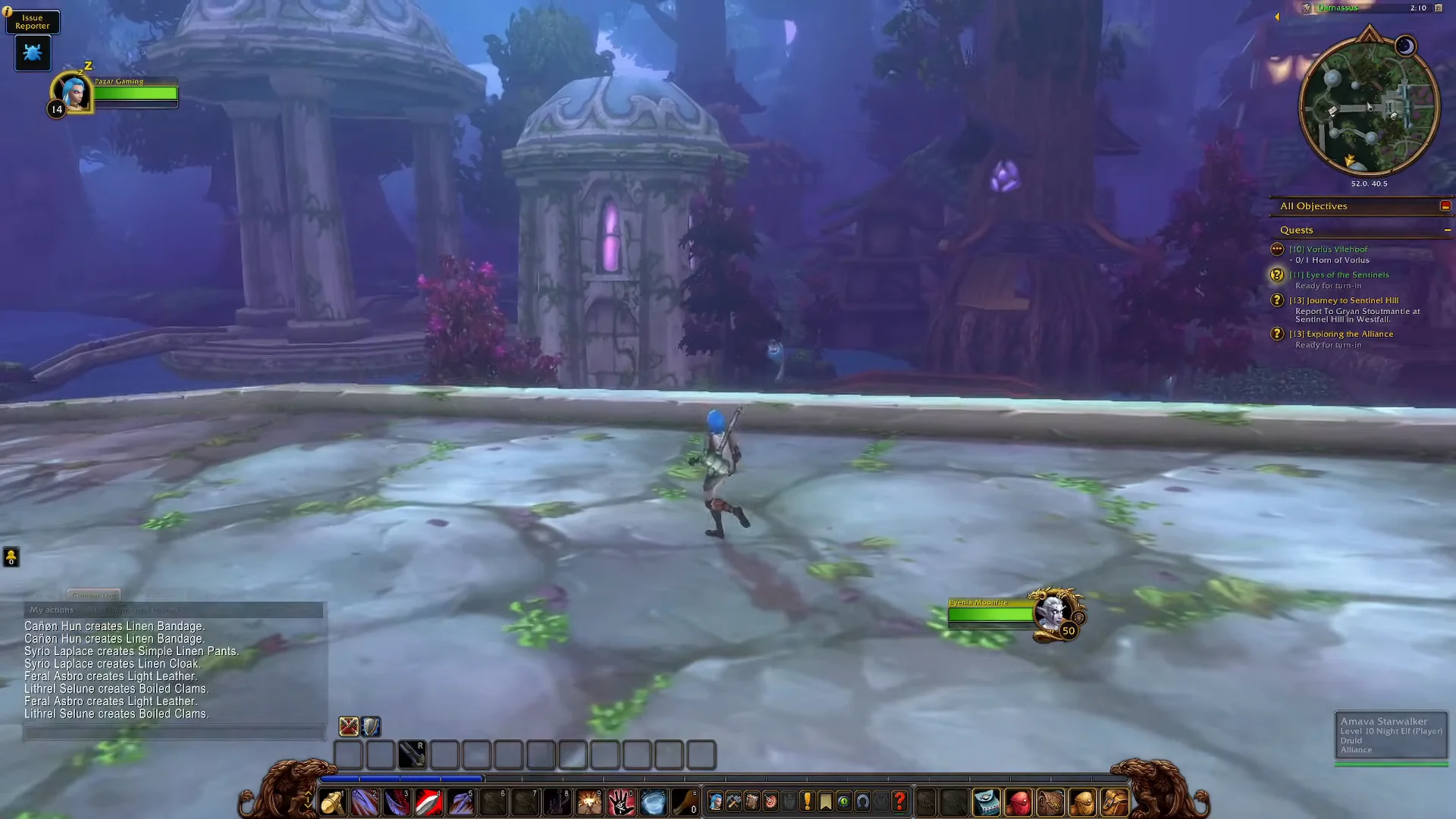 Navigating Darnassus