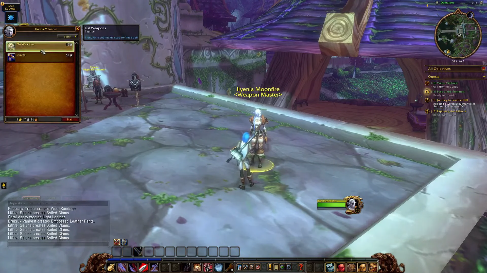 Approaching Weapon Master