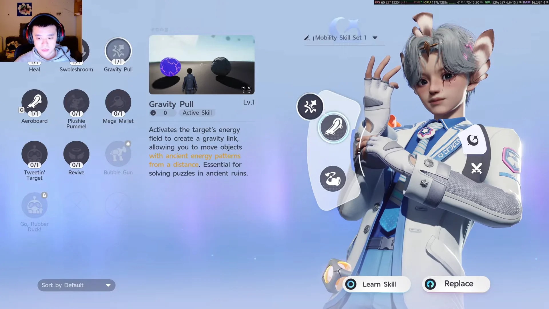 Equipping Gravity Pull
