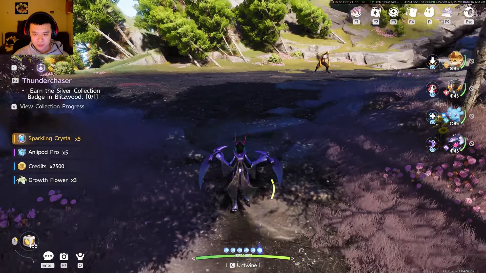 Launching to Upper Plateau