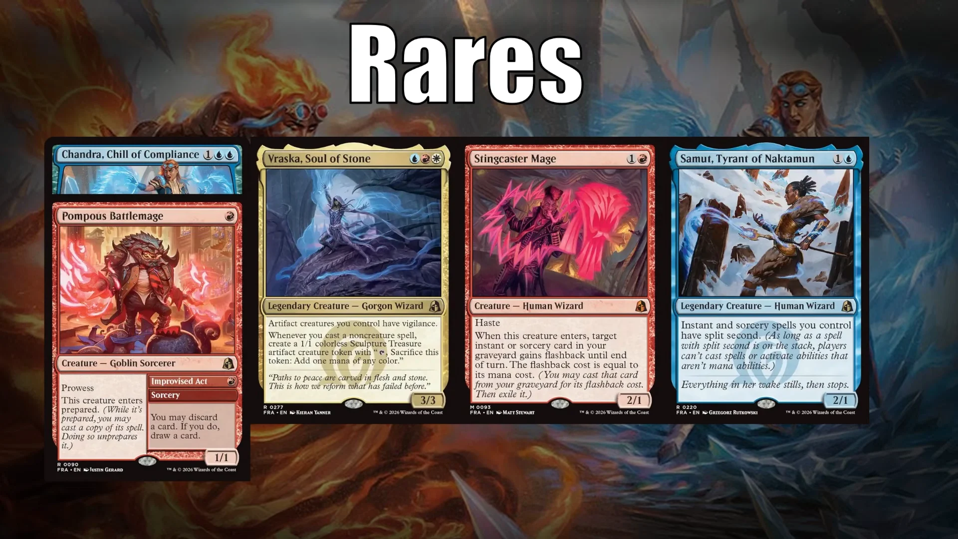 Blue-Red Rare Support