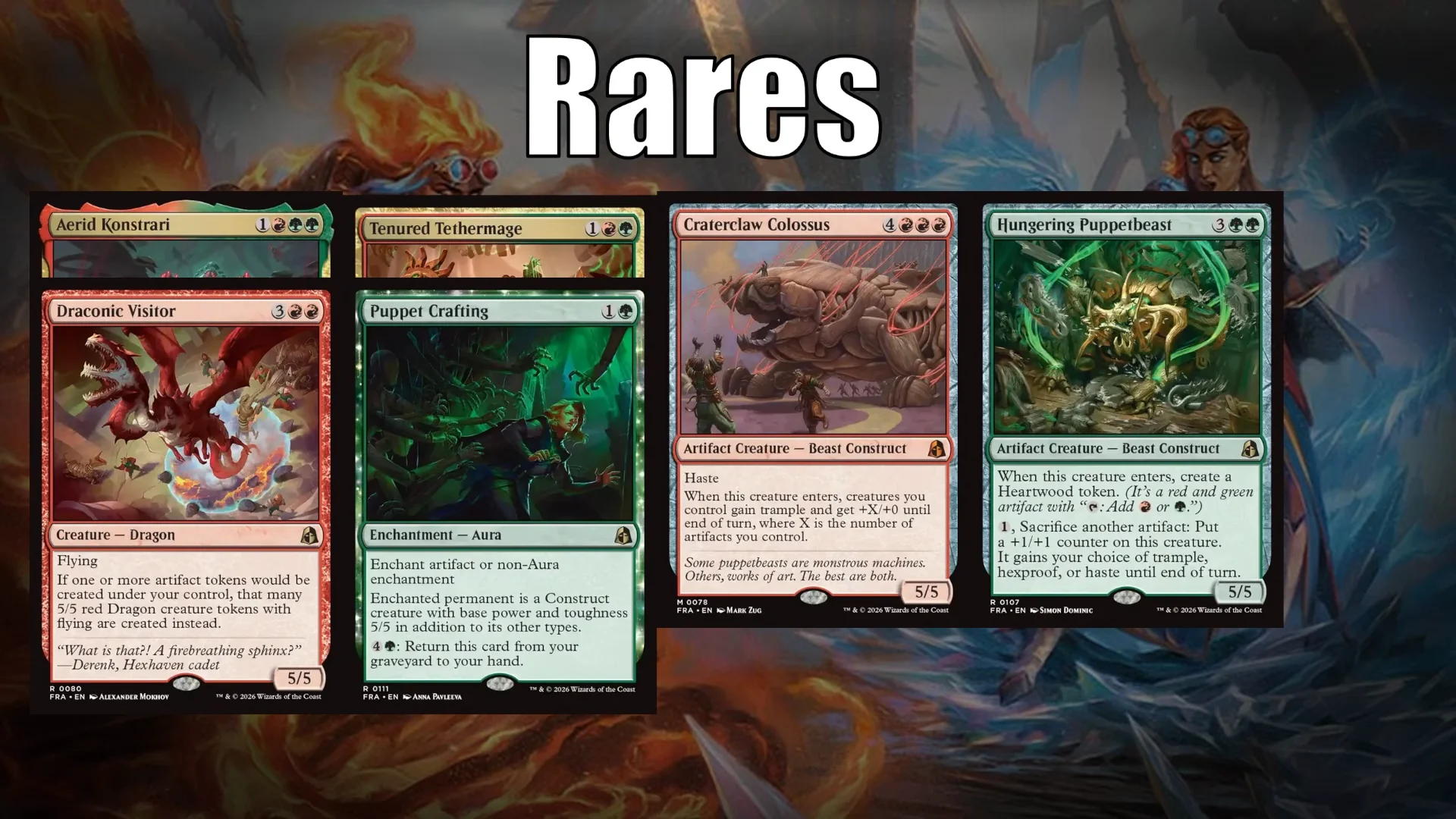 Red-Green Rare Payoffs