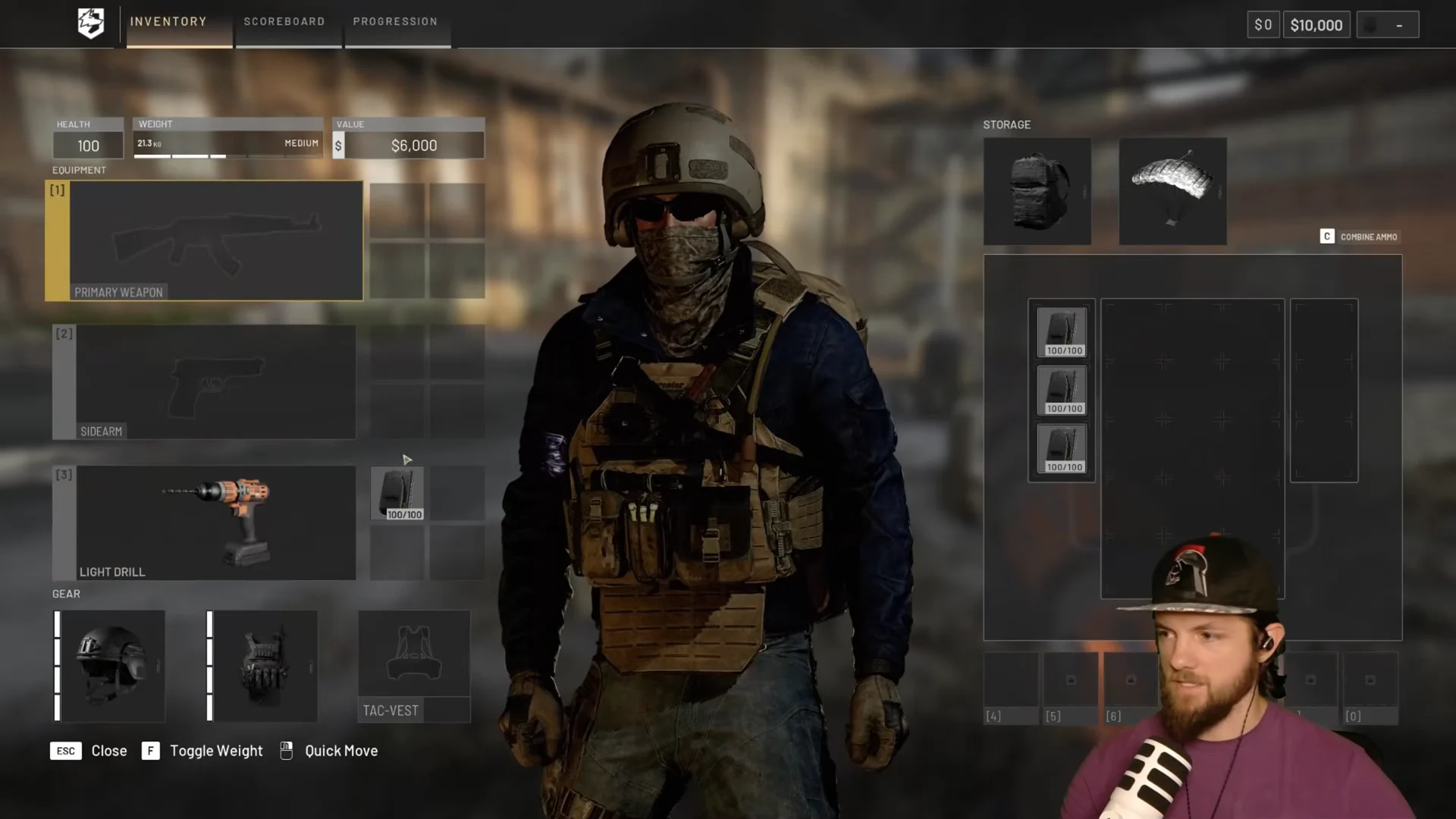 Gear Loadout Preparation
