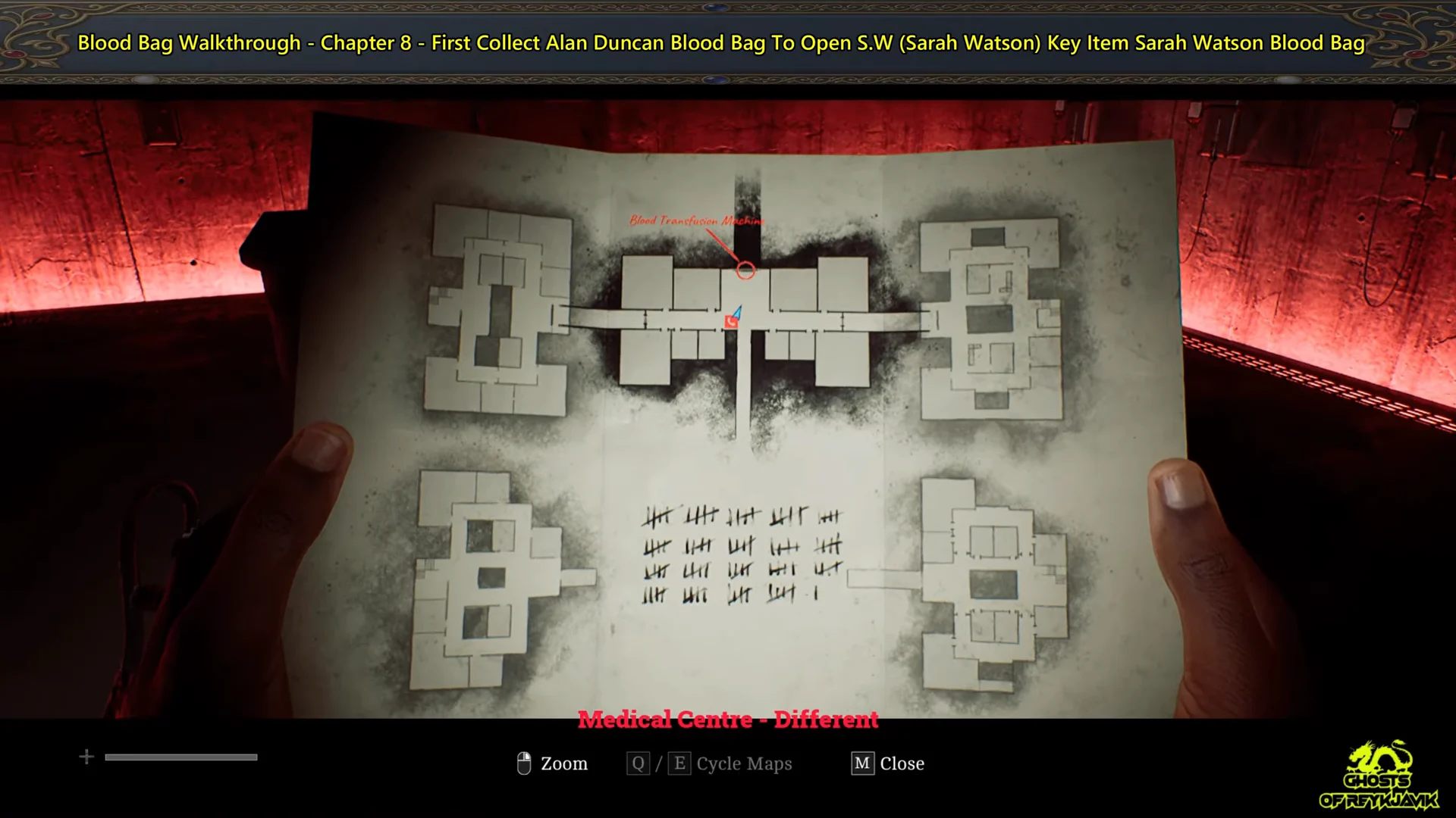 Reviewing Medical Centre Map