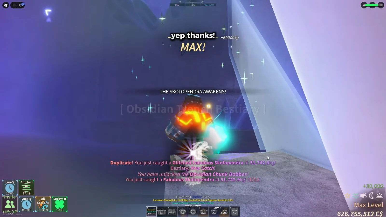 Skolopendra Catch & Bestiary Completion