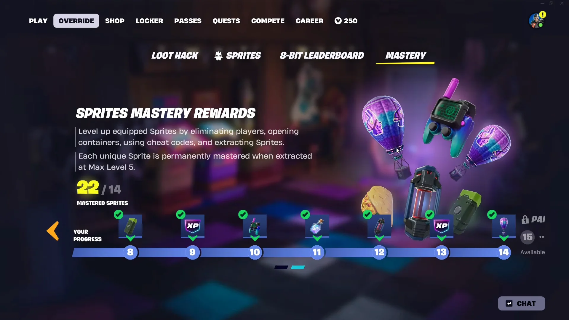 Mastery Rewards