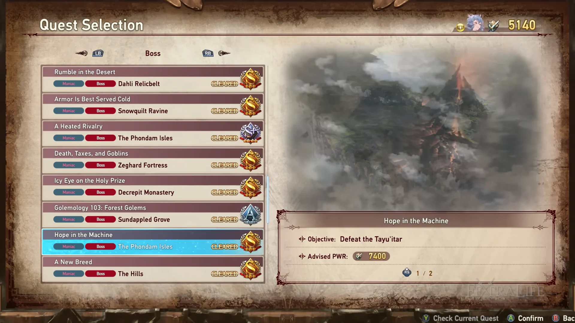 Maniac Difficulty Progression