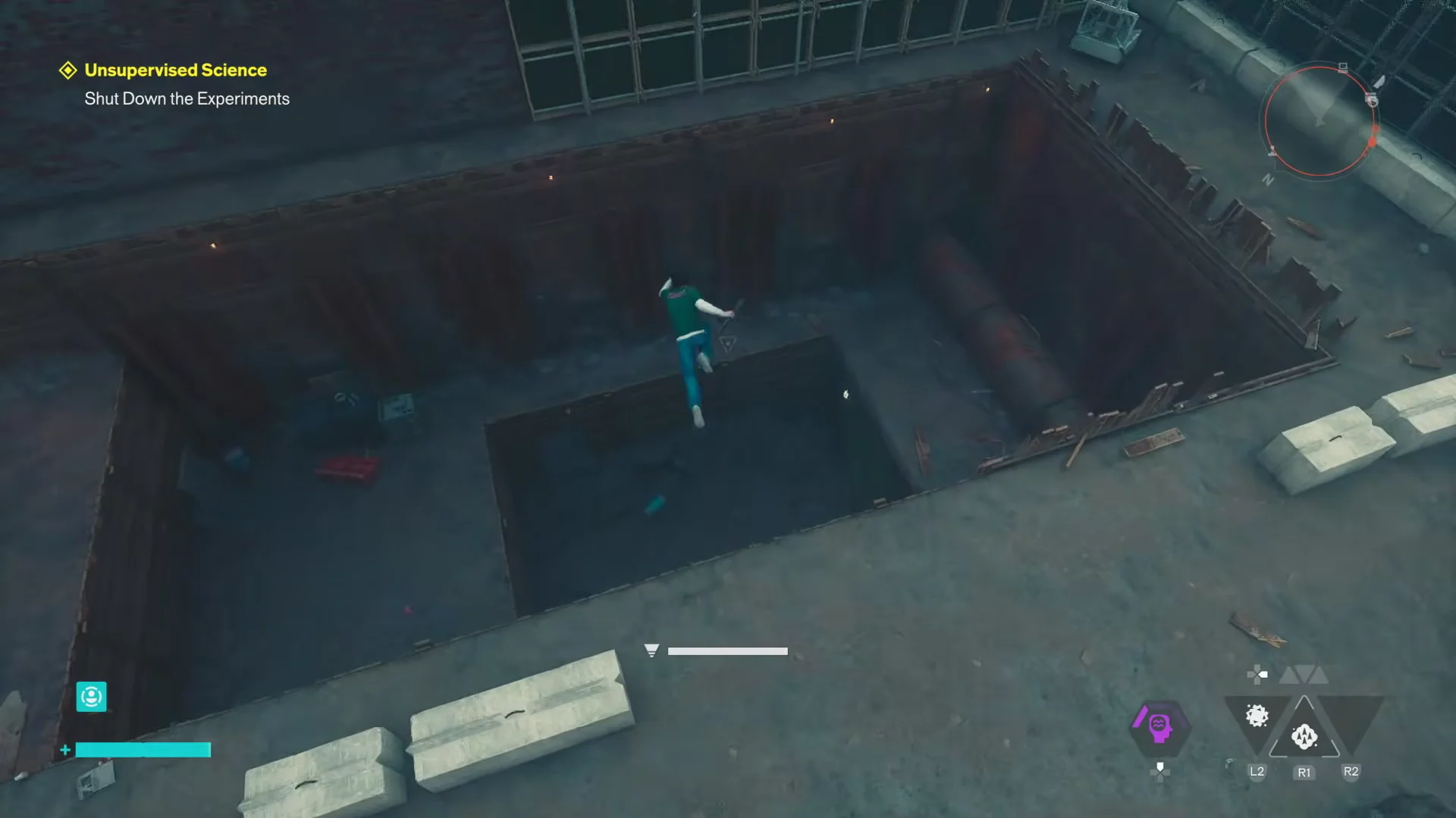 Entering the facility