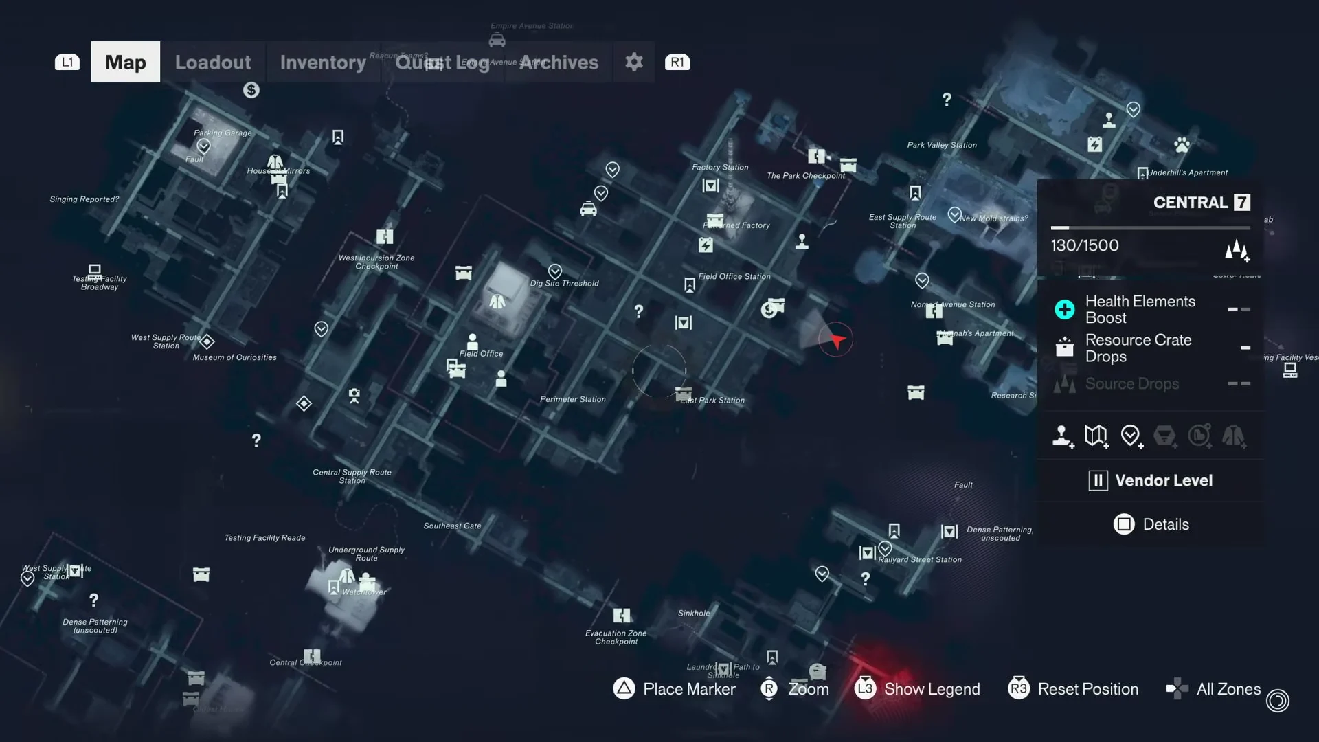 Final map verification