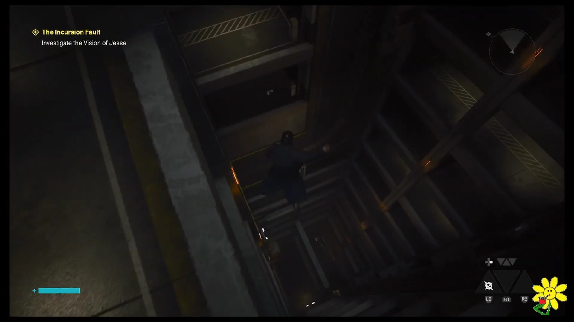 Descending the Garage Shaft