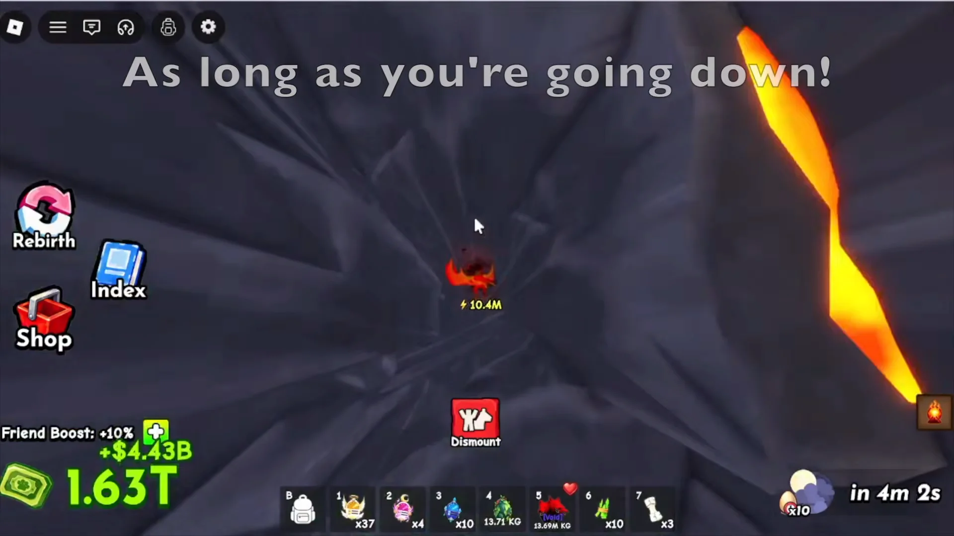 Descending the Cave