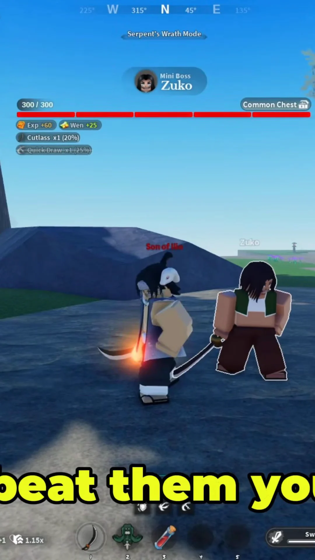 Drop notifications and combat