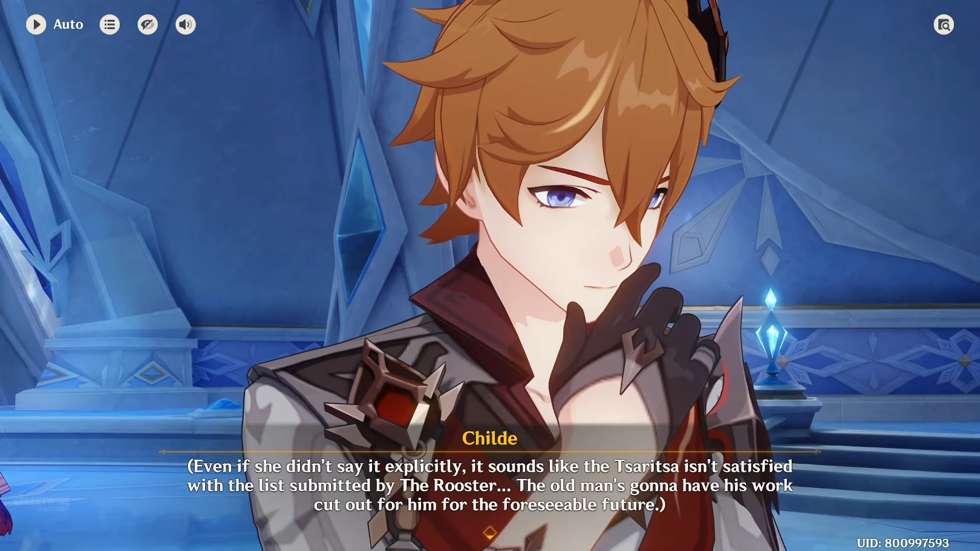 Childe's Inner Monologue