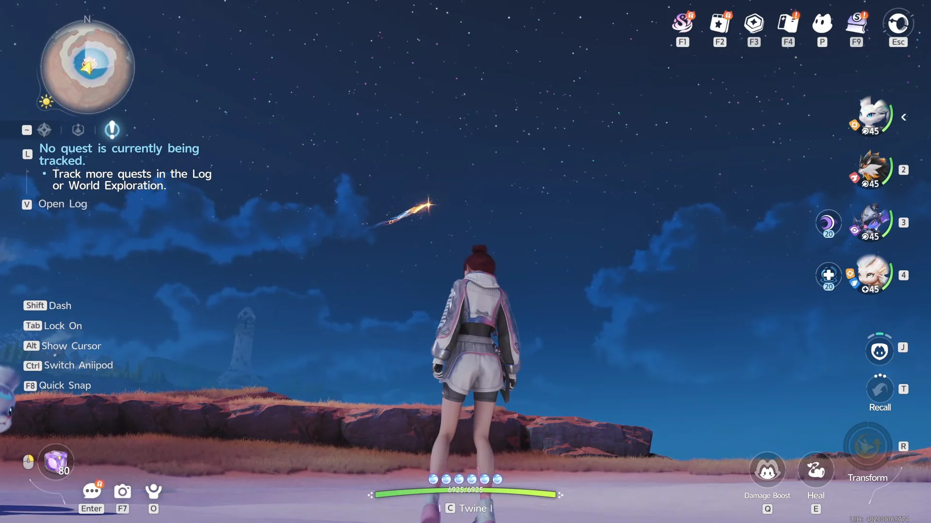 Watching the Shooting Star